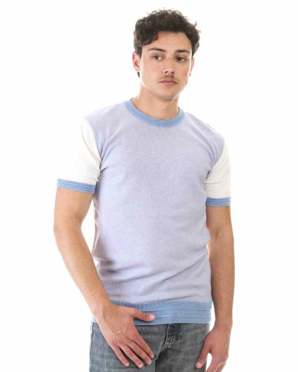 ROUND NECK PIQUET TRICOLOR