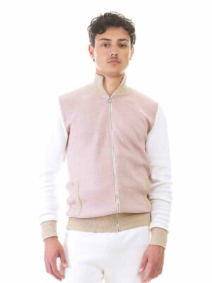 BOMBER ZIPPER PIQUET TRICOLOR