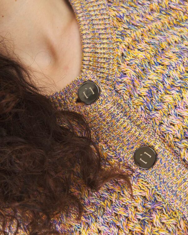 CARDIGAN COLORE MISTO - immagine 2