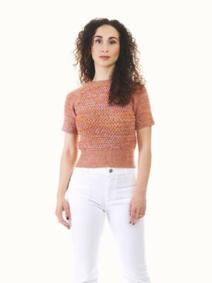 ROUND NECK BASCKET MIXED COLOR